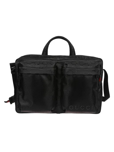 Gucci Nexus Large Shoulder Bag In Black