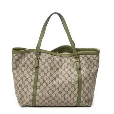 Pre-owned Gucci Nice Tote In Neutral