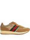 Gucci Men Re-motion Gg Nylon And Suede Sneakers In Multi
