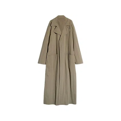 Gucci Notched-lapel Single-breasted Coat In Neutral