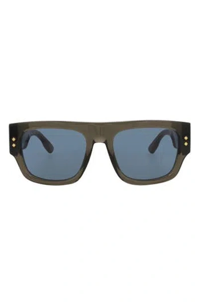 GUCCI GUCCI NOVELTY 54MM RECTANGULAR SUNGLASSES