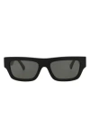 Gucci Womens Black Gc002051 Gg1301s Rectangle-frame Acetate Sunglasses In Black Havana Grey
