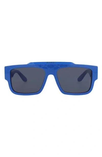 Gucci Novelty 56mm Square Sunglasses In Blue