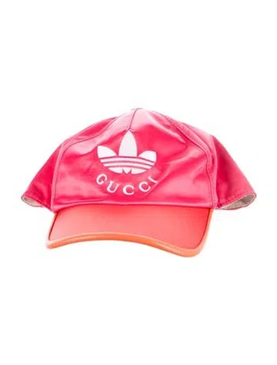 Pre-owned Gucci Nylon Baseball Cap In Pink
