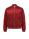Gucci Rosso Ancora Bomber In Heavy Nylon Canvas Men In Red