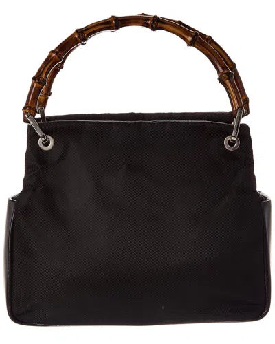 GUCCI GUCCI NYLON CANVAS GG TOTE (AUTHENTIC PRE-LOVED)