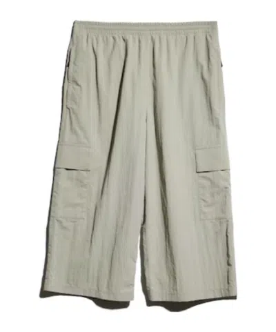 Gucci Nylon Cargo Pants With Wrinkle Effect In Green