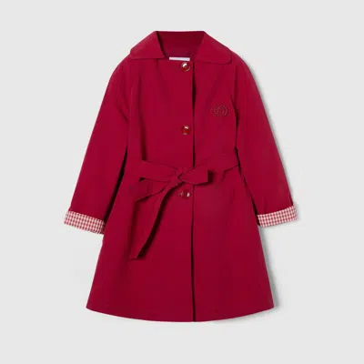 Gucci Nylon Coat In Red