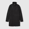 Gucci Nylon Faille Coat In Black
