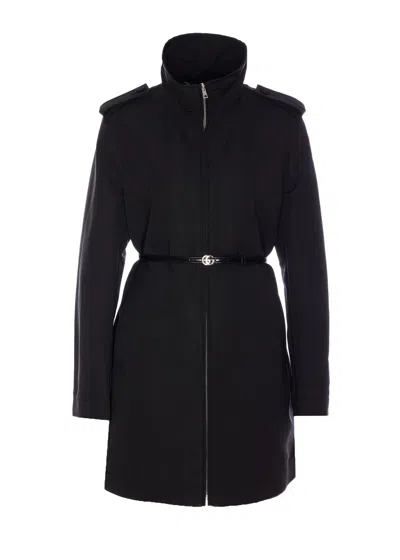GUCCI NYLON FAILLE COAT