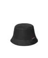 Gucci Nylon Fisherman Hat Decorated With  Logo In Black
