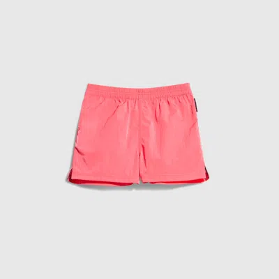 Gucci Babies' Nylon Froissé Shorts In Pink