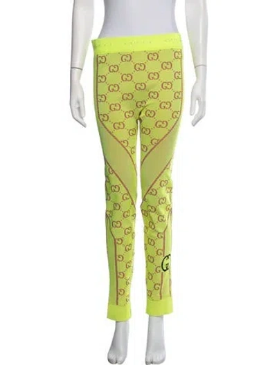 Pre-owned Gucci Nylon Graphic Print Pajamas In Green