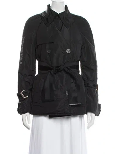 Pre-owned Gucci Nylon Jacket In Gray