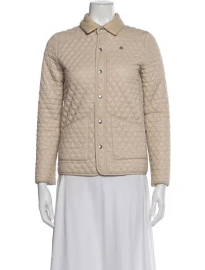 Pre-owned Gucci Nylon Jacket In Neutral