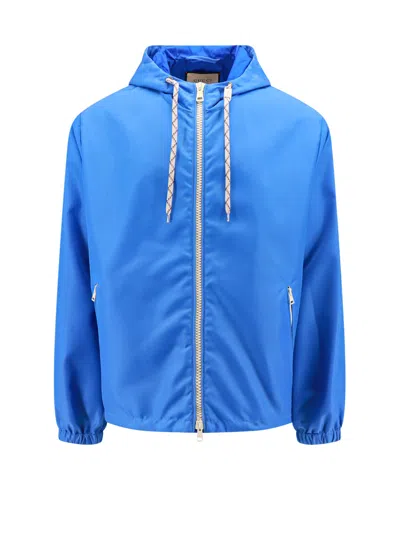 GUCCI NYLON JACKET WITH WEB AND GUCCI 1921 DETAILS
