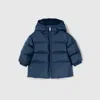 Gucci Nylon Jacket With Web In Blue