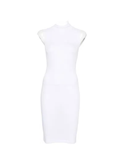 Gucci Nylon Jersey Mini Dress In White