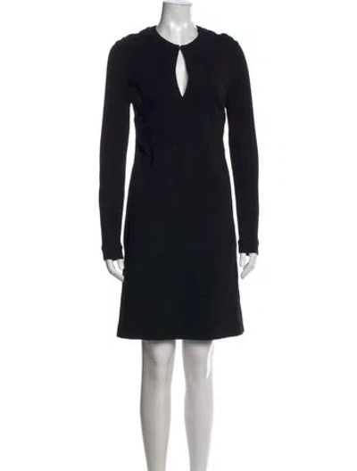 Pre-owned Gucci Nylon Mini Dress W/ Tags In Black