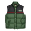 Gucci Nylon Silk-satin Padded Down Vest 'green'