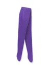 Gucci Nylon Tights With All-over Gg Motif In Purple