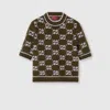 Gucci Embroidered Wool Sweater In Multi