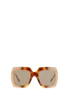 Gucci Tortoiseshell-effect Oversized-frame Sunglasses In Brown