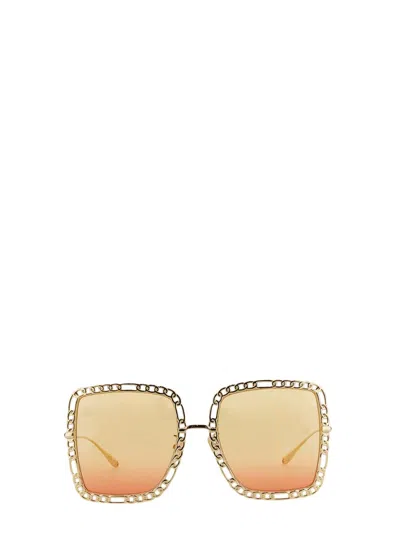 Gucci Montblanc Grey Acetate Sunglasses In Gray