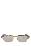 Gucci Multicolor Rectangular Sunglasses In 2381