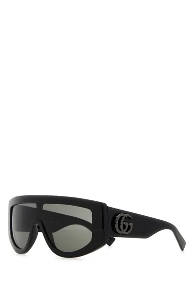 Gucci Women Black Acetate Sunglasses