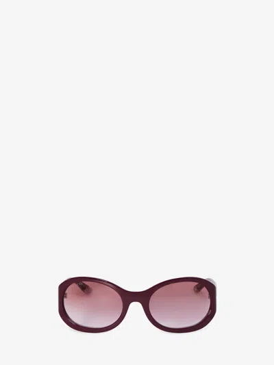 Gucci Round Sunglasses In Brown