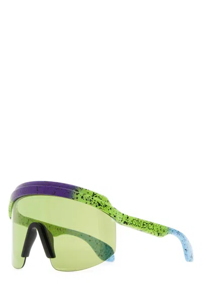 Gucci Occhiali Gradient Acetate Sunglasses In Multi