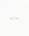 Gucci Octagonal Stripe 18kt White Gold Ring