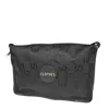 GUCCI GUCCI OFF THE GRID BLACK CANVAS CLUTCH BAG (PRE-OWNED)