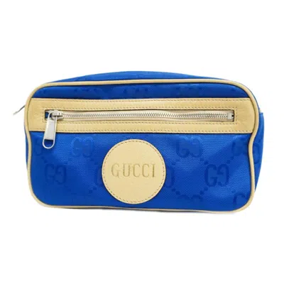 Gucci Off The Grid Blue Synthetic Clutch Bag ()