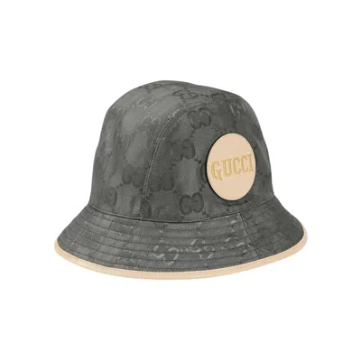 Pre-owned Gucci Off The Grid Bucket Hat 'graphite Grey' | Men's Size Xxl In Gray