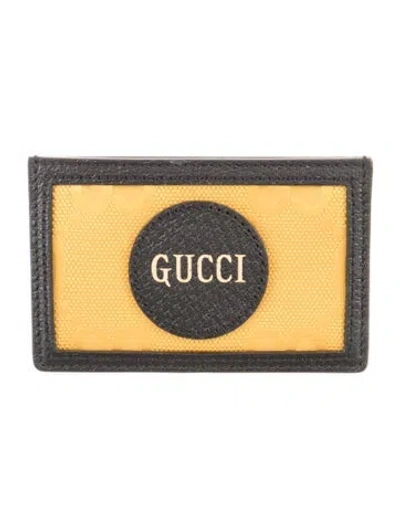 Pre-owned Gucci Off The Grid Card Case Jumbo Gg Card Holder In Multi