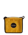 Gucci Off The Grid Gg Canvas & Leather Pouch In Yellow