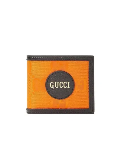 Gucci Off The Grid Gg Supreme Billfold Wallet In Orange