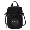 Gucci Off The Grid Otg Environmental Friendly Series Logo Leather Logo Nylon Handbag Mini Unisex / B