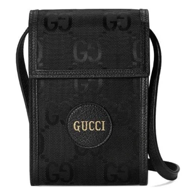 Gucci Off The Grid Otg Environmental Friendly Series Logo Messenger Bag Black
