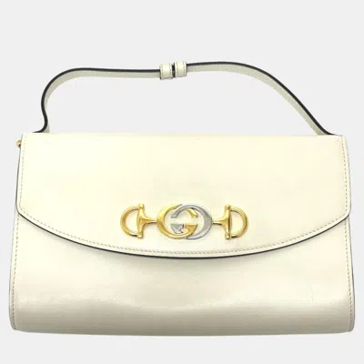 Pre-owned Gucci Off White Chain Shoulder Bag