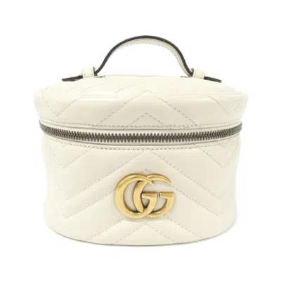 Pre-owned Gucci Off-white Leather Backpack ()