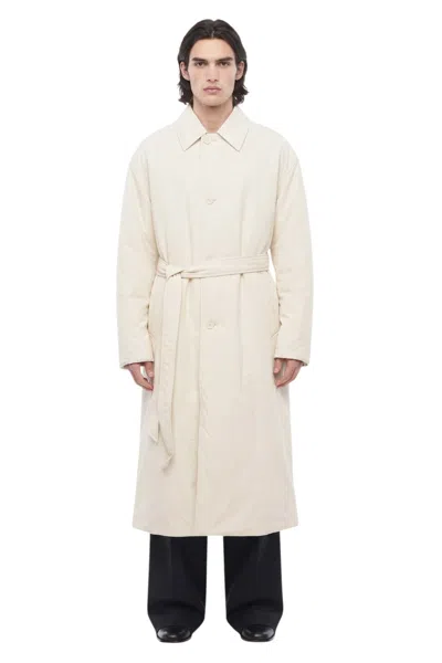 Gucci Off White Regular Trench Coat