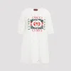 Gucci Flower Lace Short-sleeved Top In White