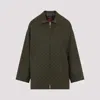Gucci Military Green Gg Fabric Jacket Women In Green