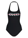 Gucci Printed Swimsuit In Black