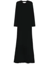 Gucci Open-back Maxi Dress In Black