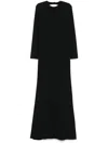 Gucci Open-back Maxi Dress In Black