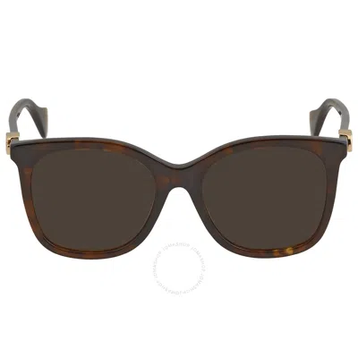 Gucci Brown Butterfly Ladies Sunglasses Gg1071s 002 55